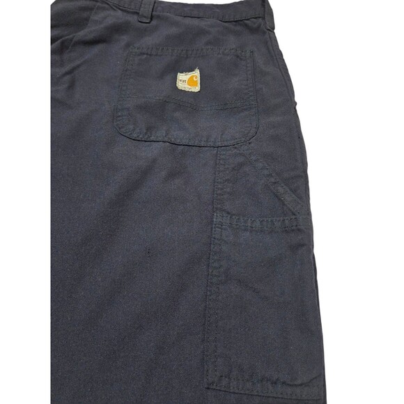 Carhartt FR FLAME RESISTANT 73478-20 DUNGAREE FIT Pants Men's Sz 52x30 Navy F4.1 - Picture 4 of 10